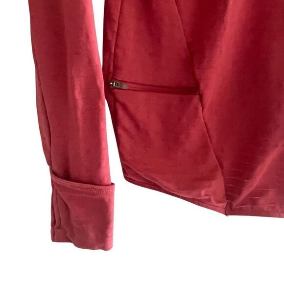 Nike Running Pink Therma Fit Long Sleeve Quarter Zip Pullover Top Women’s Medium - Picture 5 of 5